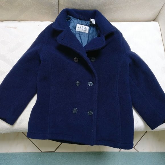 ll bean fleece peacoat